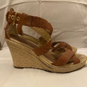 Sperry woven wedge espadrille